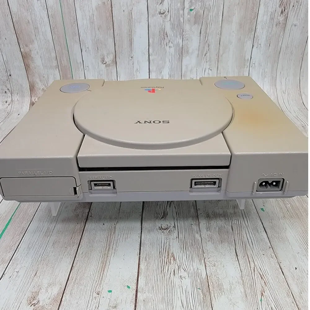 Sony PlayStation One Console /2 Controllers/Cords & 3 Free Games Tested Working